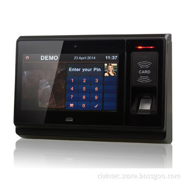 Combination Biometric Access Control with Microphone, Door Bell and Speaker for Visitor Management